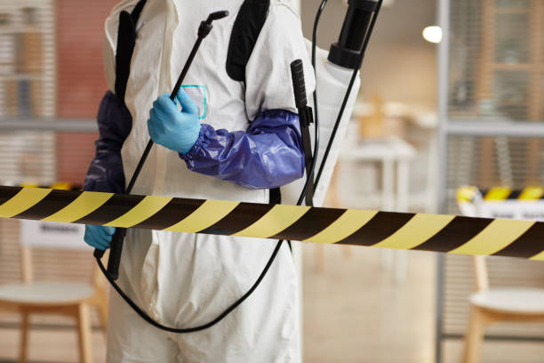 Professional Biohazard Cleanup technician working in Belmont, PA